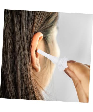 GOOHOCHY 10pcs Replacement Ear Washer Tips Disposable Ear Cleaning Tools Material Soft Yet Firm for Adult Wash - Buy Online on GoSupps.com