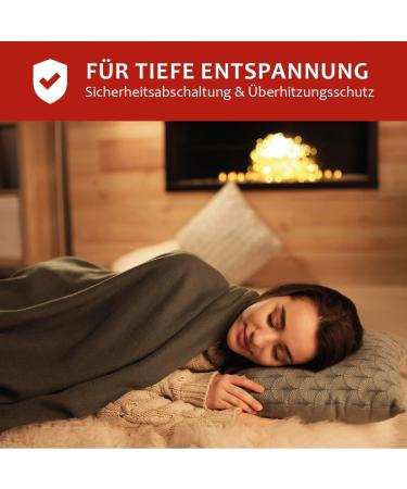 Proficare Heatable Thermal Blanket | Electric Cuddly Blanket with Fast Heating | Fluffy Heating Blanket | Automatic Switch-Off | Ideal for Couples | PC-WZD 3061 - Buy Online on GoSupps.com