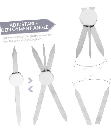 DOITOOL Microblading Ruler 1pc Balance Ruler Eyebrow Makeup Template Girl Eyebrow Measuring Tool Portable Travel Compass - Buy Online on GoSupps.com