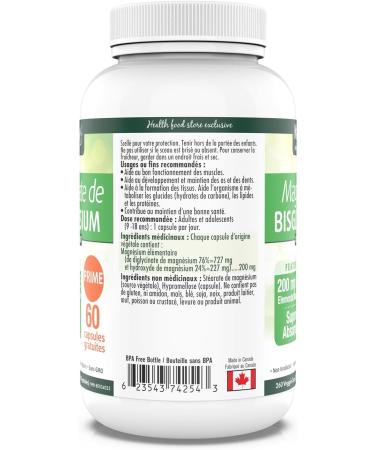 Naka Magnesium Bisglycinate 200 mg - 260 Veggie Caps 260 count (Pack of 1) - Buy Online on GoSupps.com