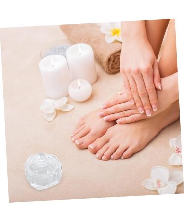 Beavorty Nail Art Crystal Cup Crystal Liquid Nail Dish Nail Glitter Holder Crystal Cup for Nail containers with lids monomer Liquid Bowl Crystal Nail Cup Crystal Glass k5 Nail Pen Manicure - Buy Online on GoSupps.com