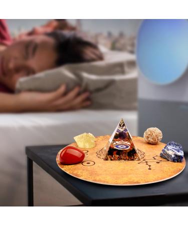 Vuuuuv Horoscope Orgon Pyramid - Leo Healing Crystal Gift & Zodiac Stone for Spiritual Energy - Buy Online on GoSupps.com