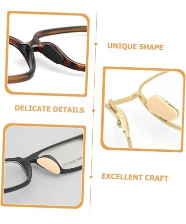 Iwowhero Slip-Resistant Nasal Pads - 40 Leaves Silicone Cushion for Glasses | Self-Adhesive Nose Support for Maximum Comfort - Buy Online on GoSupps.com