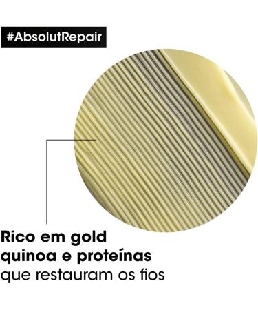 L'Oreal Professionnel Absolut Repair Gold Conditioner 750ml - Hydrating & Repairing for Damaged Hair - Buy Online on GoSupps.com