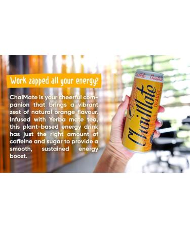 ChaiMate + ChaiKola Natural Cola Nuts Yerba Mate Tea Energy Drink Plant Based Soda Pack 12 x 330ml cans (Mix Flavours) - Buy Online on GoSupps.com