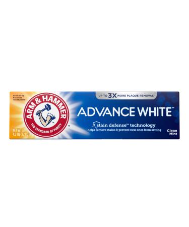 ARM & HAMMER Advance White Extreme Whitening Toothpaste 4.3 oz. (Packaging of 6)
