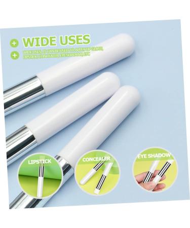 Balacoo 2pcs Concealer & Lip Brush Set - Eyeshadow Smudge Applicator & Eyeliner Smudger for Women | White Makeup Tools - Buy Online on GoSupps.com