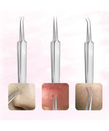 Buy SWTYEXT 10-Piece Blackhead Remover Tool Set - Stainless Steel Comedone Squeezer for Men & Women - Effective Pimple Press Tools in Box - Buy Online on GoSupps.com