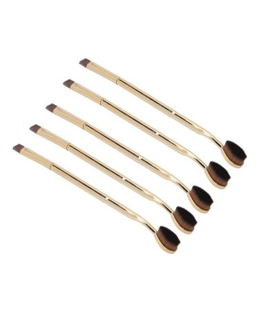 Dual Head Toothbrush Makeup Brush for Blending Buffing with Soft Bristles Ergonomic Design Compact Size for Travel Great for Home and Professional Use