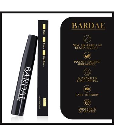 BARDAE Beard Pencil Filler for Men - Long Lasting Water and Sweat Proof Beard Pen - Instant Natural Look - 4 Tip Applicator Design - Black - Buy Online on GoSupps.com