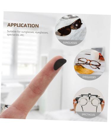 Healeeved 120 Pairs EVA Sponge Nose Pads for Glasses - Nasal Pillows & Stripes for Comfort - Black Skin Color - 3 Sets (2x0.8x1cm) - Perfect for Sunglasses & Eyewear Support - Buy Online on GoSupps.com