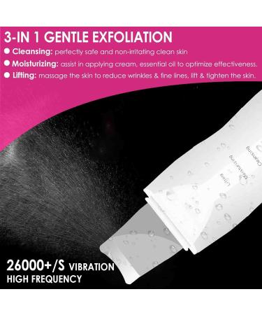 Rechargeable Facial Silicone Pore Cleaner - Waterproof Face Scrubber & Blackhead Remover for All Skin Types | 3 Modes Deep Cleansing Tool - Buy Online on GoSupps.com