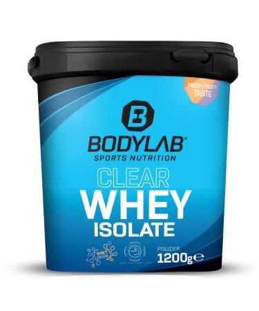 BODYLAB24 Clear Whey Isolate 1200g Pink Grapefruit protein shake from up to 96% of high-quality whey protein isolate refreshingly fruity drink whey protein powder can support the muscle building pink grapefruit 1.2 kg (1 Pack) - Buy Online on GoSupps.com