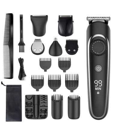 Professional 6-in-1 Hair Clippers & Beard Trimmer Kit - Waterproof Rechargeable | Top Hair Cutting Tools for Men - Buy Online on GoSupps.com