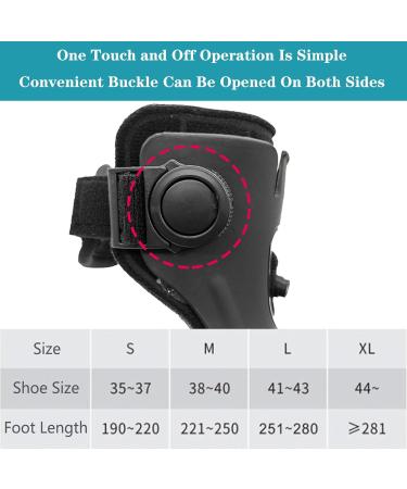 Buy SFKLYU Drop Foot Brace Orthosis - Lightweight Support for Nerve Injury & Foot Drop - Left S Size - Buy Online on GoSupps.com