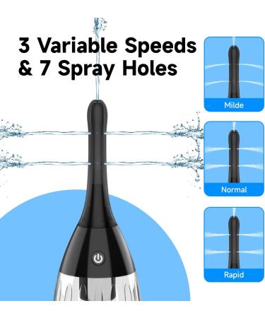 Premium Analdschusche Electric Enema & Intestinal Cleanser - 5-Speed Anti-Backflow Shower System for Women | Portable & Effective Intestinal Flushing - Buy Online on GoSupps.com