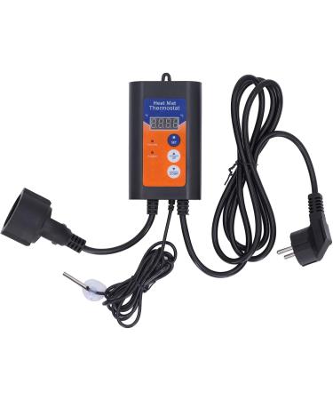 Reptile Thermostat 1000W - Corrosion Resistant Temp Control Fahrenheit & Celsius LED Display Easy Use for Seedlings (EU 230V) - Buy Online on GoSupps.com