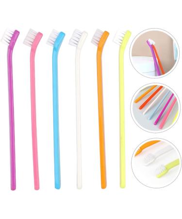 VILLCASE Puppy Toothbrush 6pcs Portable Pet Toothbrush Dog Toothbrushes Dog Toothbrush and Toothpaste Puppy Pet Brush Care - Buy Online on GoSupps.com