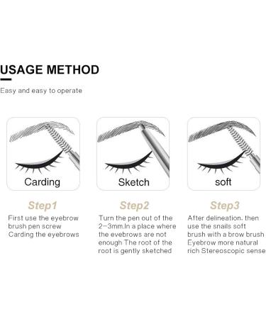 LXZJJM Automatic Eyebrow Pencil with Brush and 24 Brow Stencils - Waterproof Smudge-proof Long-lasting Eyebrow Pencil for Women - Ideal for Various Brow Shapes and Hair Colors! (03# Brown) - Buy Online on GoSupps.com