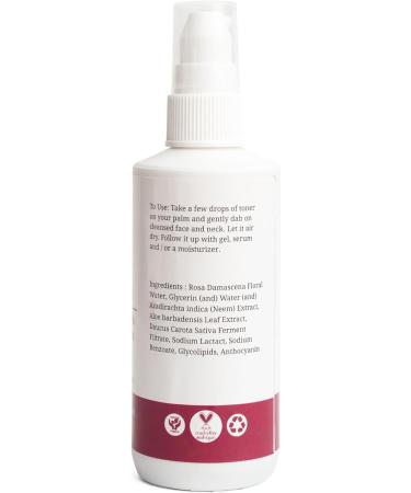 Reith Tone Rich Rose Toner with Carrot Ferment | Organic and Natural | 100ml - Buy Online on GoSupps.com