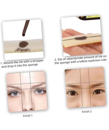 Angoily 3 sets Measure Measuring Bow Bow-shaped Shaping Eyebrow Kit Shaper Mapping Corrector Level Tool 22.5x4.3cmx3pcs Silverx3pcs - Buy Online on GoSupps.com