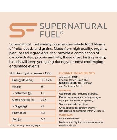 Supernatural Fuel: Organic Vegan Energy Blends for Endurance Sports - Natural Alternative to Gels and Bars - Buy Online on GoSupps.com