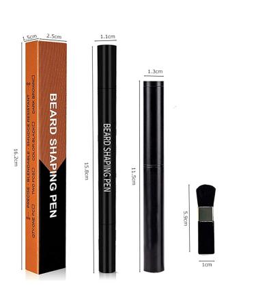 Colcolo Dark Brown Bartstift Filler - Water-Repellent Natural Finish Facial Hair Pencil Set for Perfect Coverage - Buy Online on GoSupps.com