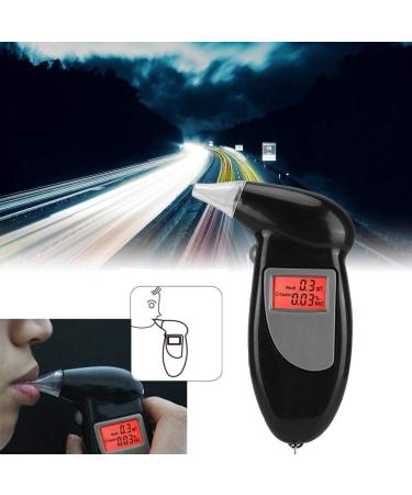 Portable Alcohol Breath Tester - LCD Digital Display with Backlight | Alcohol Analyzer - Buy Online on GoSupps.com