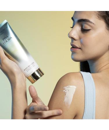Santa Monica Skincare-Pi a Colada Cr me bronzante et hydratante pour le visage et le corps Revitalise Hydrate et Tonifie la Peau Convient tous les types de peau-200ml - Buy Online on GoSupps.com