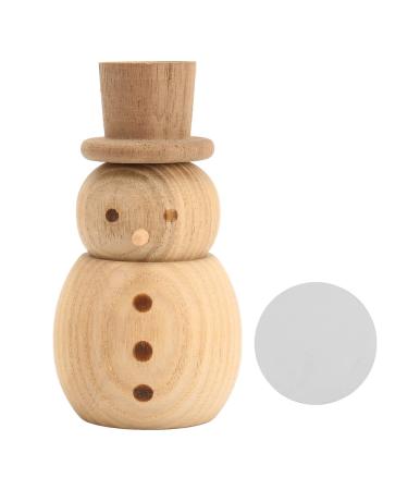 Aromatherapy Diffuser Wood Aromatherapy Diffuser Snowman Shape Portable Waterless Fireless Essential Oil Diffuser for Office Bedroom Car Living Room