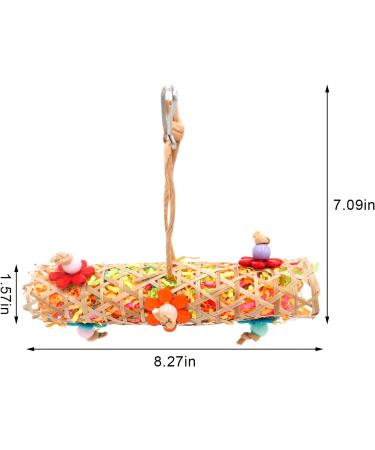 Bac-kitchen Parrot Cage Toys - 5 Pack Shredder & Foraging Hanging Toy Set for Budgie, Lovebirds, and Conures - Buy Online on GoSupps.com