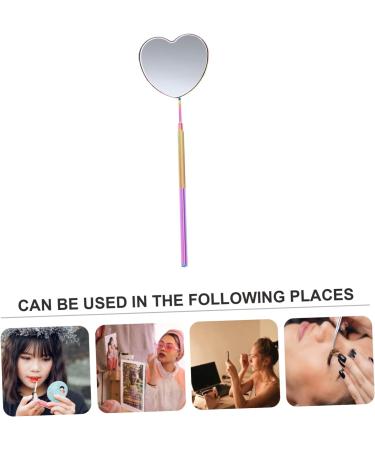 Beavorty 5pcs Eyelash Check Mirror - Stainless Steel Handheld Mirror for Lash Tech Supplies and Extension, Beauty Salon Tool - Buy Online on GoSupps.com