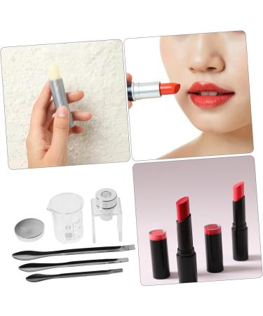 Kit Complet Pour Fabriquer Son Propre Rouge L vres Diy 8 Pi ces Avec Moule En Silicone Et Mini B chers Outils De R paration Pour Rouges L vres Cass s Usage Maison Et Voyage - Buy Online on GoSupps.com
