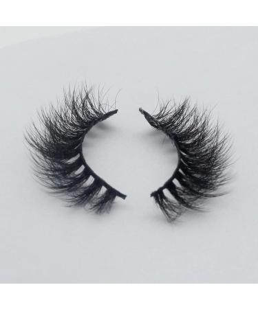 Shop 8D Fluffy False Eyelashes - Wispy Faux Mink Cat Eye Lashes | 14 Pairs Lightweight Fake Lashes for Stunning Look - Buy Online on GoSupps.com