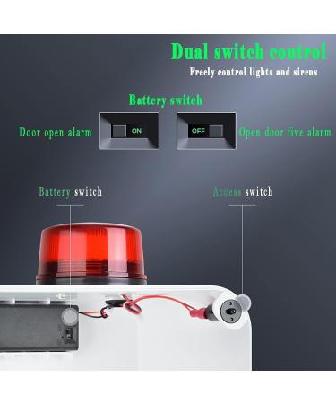 Qianmei Wall-Mounted AED Cabinet - Secure Defibrillator Storage | Adjustable Partition for Home Office Nursing Home Emergency - Buy Online on GoSupps.com