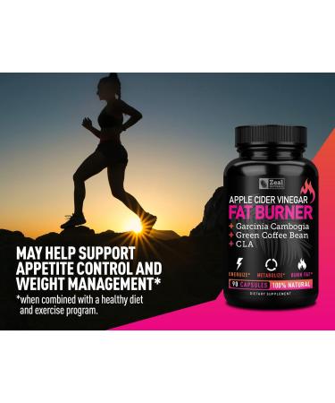 Apple Cider Vinegar Weight Management Pills for Women with Garcinia Cambogia, CLA, Green Coffee Bean & Green Tea - Buy Online on GoSupps.com