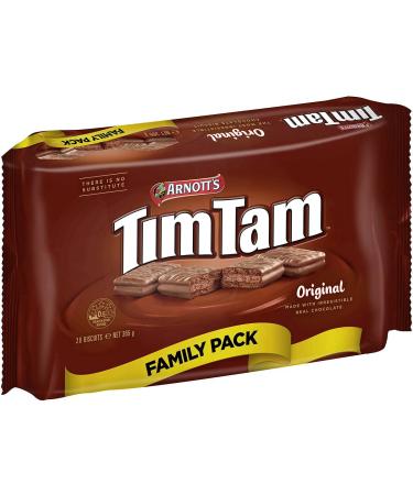 Arnott's Tim Tam Original Family Pack - 12.9oz 365g - Australian Chocolate Biscuits, 20 Count (Pack of 1)