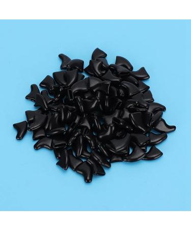 Tmishion Cat & Dog Nail Caps - 100 Soft Anti-Scratch Protective Sleeves for Pets (M) - Cool Black - Buy Online on GoSupps.com