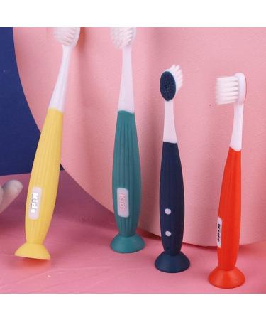 TOYANDONA Kids Toothbrush Set | Children's Manual Toothbrush for 3-6 Years Old | Teeth Cleaning Brush | Oral Care | Baby Training Toothbrush | Mixed Colors | 4Pcs | 12.6X2CM - Buy Online on GoSupps.com