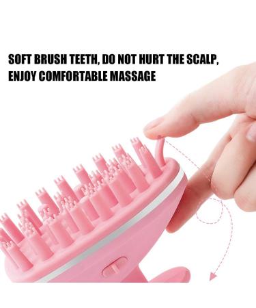 Electric Silicone Scalp Massage Brush - Hair Cleaning & Dandruff Removal Device for a Refreshing Shower Experience - Buy Online on GoSupps.com