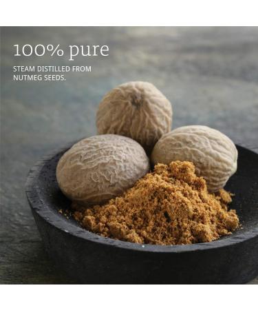 Now Foods Nutmeg Essential Oil 1 fl oz - Pure Aromatherapy & Wellness - Buy Online on GoSupps.com
