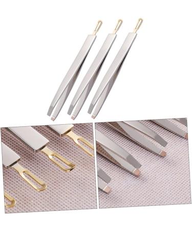 Stahad 3ST Stainless Steel Eyebrow Tweezers | Precision Slant Tip Makeup Tools for Perfect Eyebrows - International Shipping Available - Buy Online on GoSupps.com