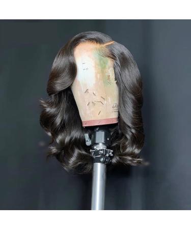 GOSSVOL Body Wave 12 Inch HD Lace Frontal Wig for Black Women | Pre Plucked 13x4 Human Hair Wig with Baby Hair | 180% Density - Buy Online on GoSupps.com