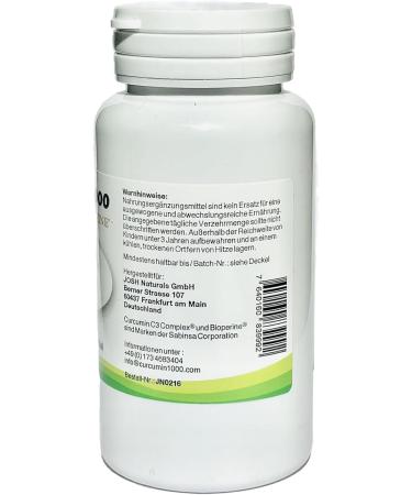 Curqmin 1000 mg - 60 Tablets | Curcuma Longa Extract & Bioperine for Enhanced Absorption - Buy Online on GoSupps.com