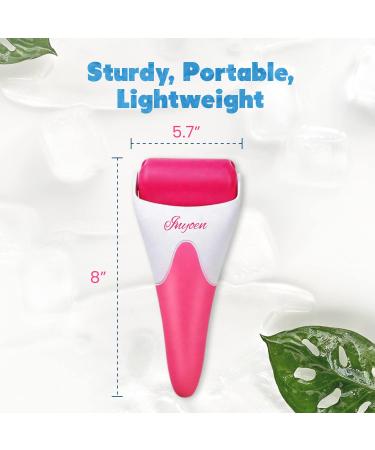 INYOEN Facial Massager Set | Frozen Skincare Accessories for Face, Eyes & Body | Ice Roller for Puffiness, Migraine Relief, Wrinkles & Sun Damage | Green & Pink Options - Buy Online on GoSupps.com