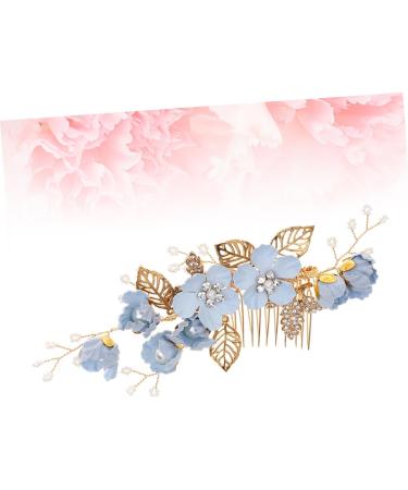 Didiseaon Rhinestone Hair Comb Pearl Headpiece Wedding Crystal Hair Comb Rhinestone Headpiece Bridal Headpiece Hair Side Combs Pearl Tiara Rhinestones Bride Accessories - Buy Online on GoSupps.com