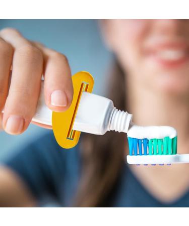 Ariou Toothpaste Squeezer - Easy Press Tool for Reduced Waste in Toothpaste Cosmetics & Facial Cleaners | Eco-Friendly Tub Squeezing Roller Clip - Buy Online on GoSupps.com