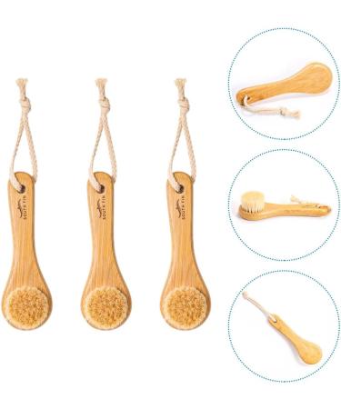 9pcs Cleanser Removing Face Exfoliation Massaging with Women Wooden Bristle Scrubbers Scrubber Exfoliator Bristles Deep Blackhead Women Washing Cleansing Skin Exfoliater for As Shownx3pcs 13.6x4.2cmx3pcs - Buy Online on GoSupps.com