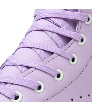 Teafor Womens Roller Skates Purple Classic Roller Skates High-top Double-Row Leather Outdoor Four Wheel Double Skates for Girls Unisex purple flash 41US:8 - Buy Online on GoSupps.com
