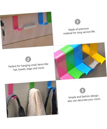 Cabilock 10pcs Stainless Steel Hook Behind The Door Coat Hooks Wall Mounted Over The Seamless Storage Hooks - Buy Online on GoSupps.com